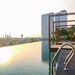 Elegant And Comfy Studio At Grand Kamala Lagoon Apartment By Travelio